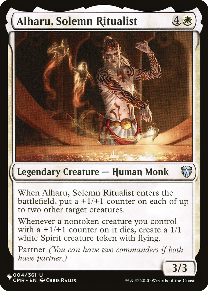 Alharu, Solemn Ritualist [The List] Magic: The Gathering