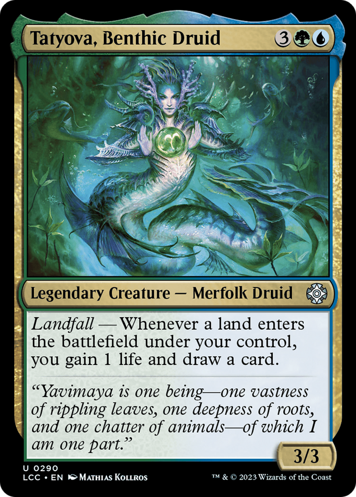Tatyova, Benthic Druid [The Lost Caverns of Ixalan Commander] Magic: The Gathering
