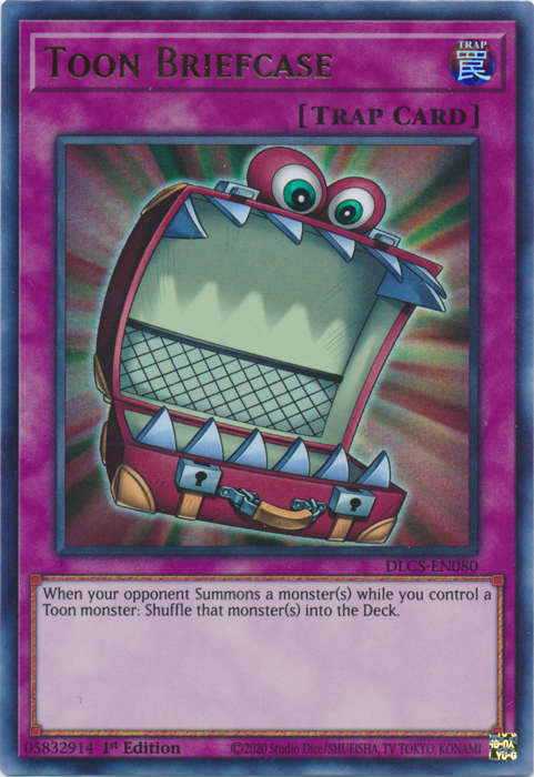 Toon Briefcase (Green) [DLCS-EN080] Ultra Rare - Yugioh Cards For Your TCG Needs!