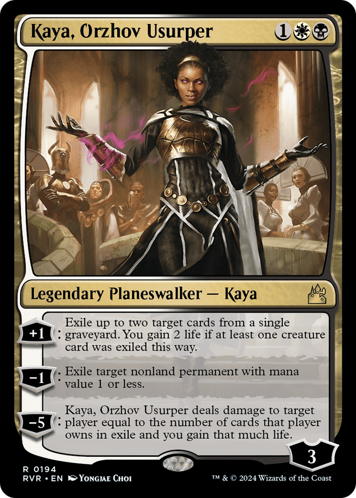 Kaya, Orzhov Usurper [Ravnica Remastered] Magic: The Gathering
