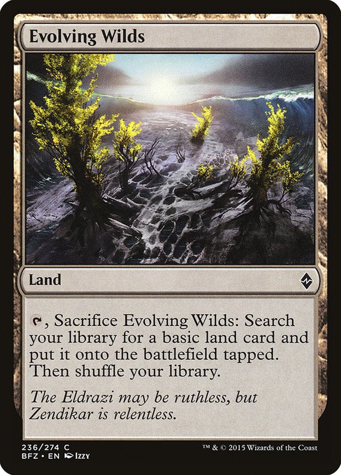 Evolving Wilds [Battle for Zendikar] Magic: The Gathering
