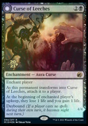 Curse of Leeches // Leeching Lurker [Innistrad: Midnight Hunt Prerelease Promos] Magic: The Gathering