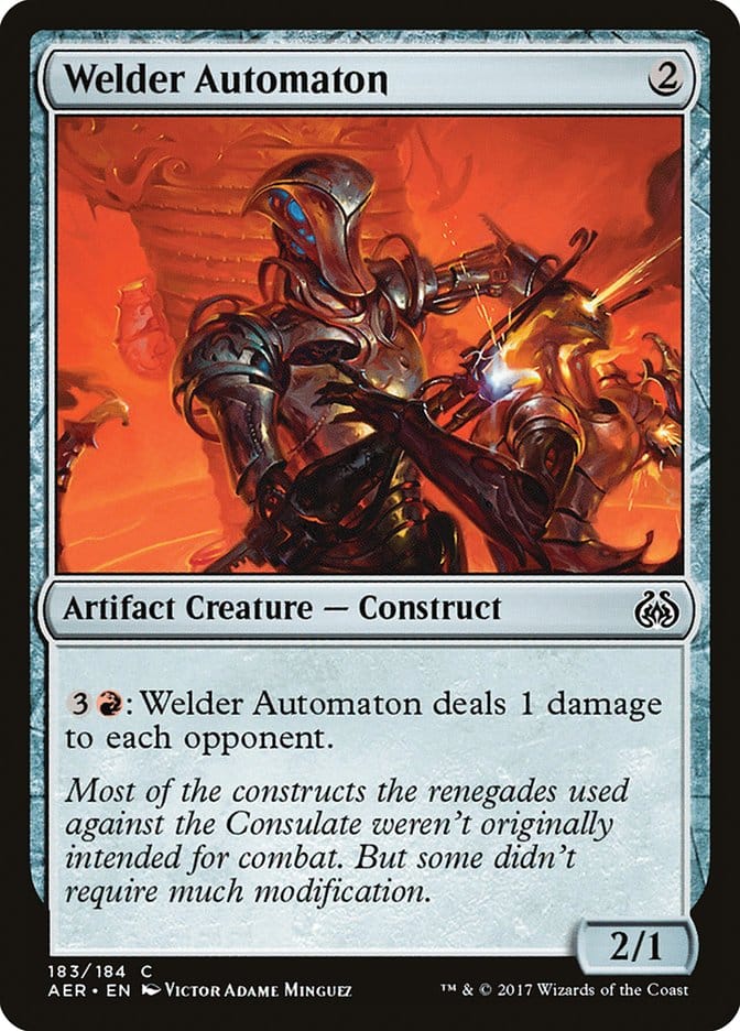 Welder Automaton [Aether Revolt] Magic: The Gathering