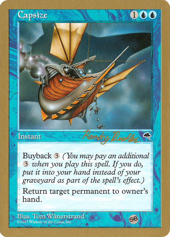 Capsize (Randy Buehler) (SB) [World Championship Decks 1998] Magic: The Gathering