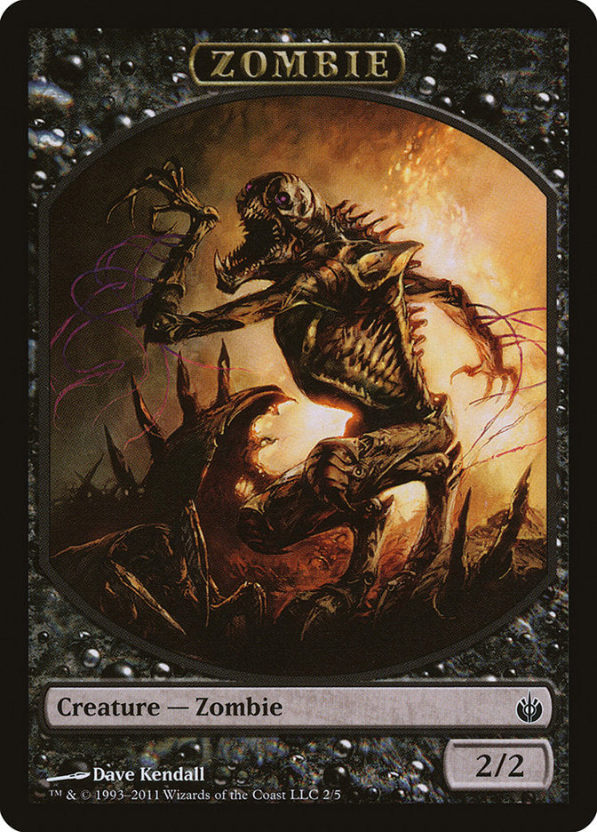 Zombie Token [Mirrodin Besieged Tokens] Magic: The Gathering