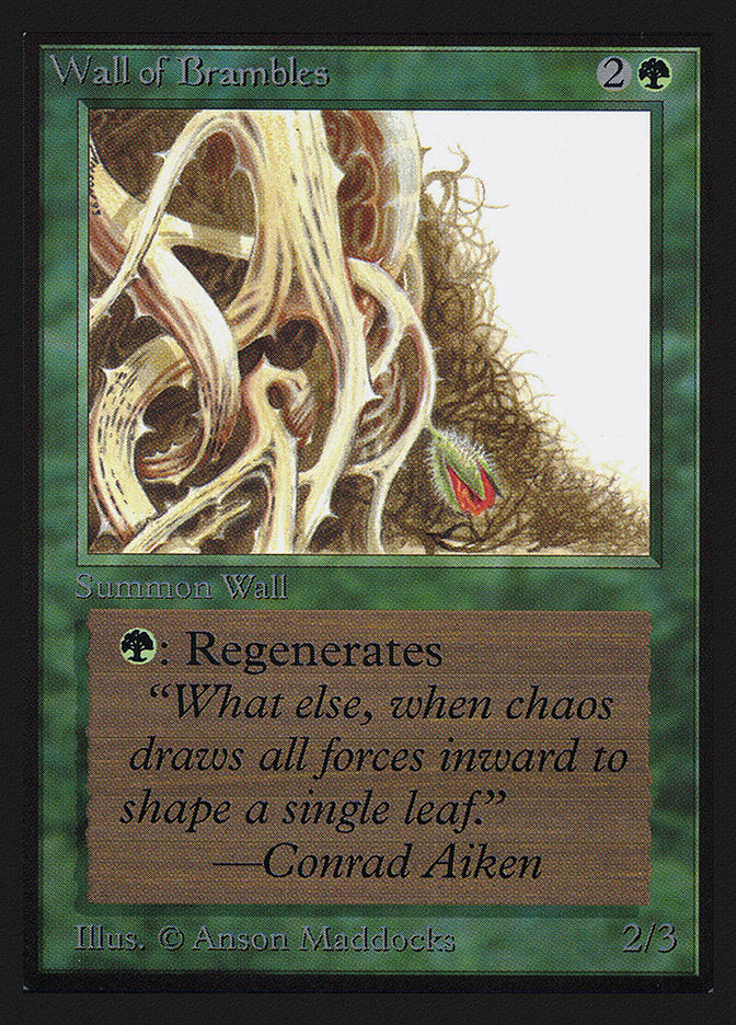 Wall of Brambles [Collectors' Edition] Magic: The Gathering