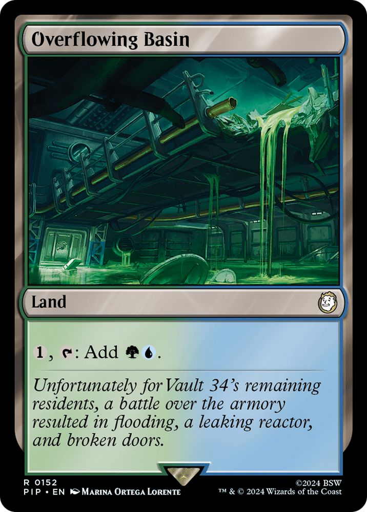 Overflowing Basin [Fallout] Magic: The Gathering