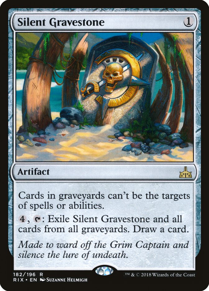 Silent Gravestone [Rivals of Ixalan] Magic: The Gathering