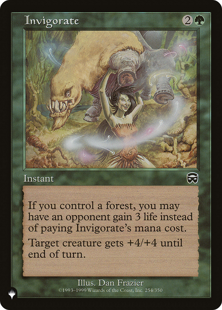 Invigorate (MMQ) [The List] Magic: The Gathering