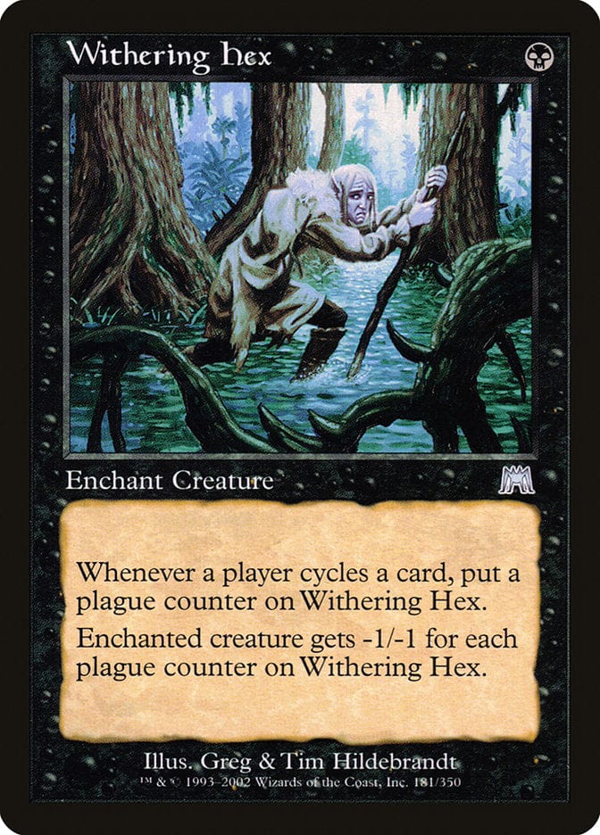 Withering Hex [Onslaught] Magic: The Gathering