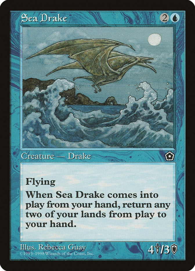 Sea Drake [Portal Second Age] Magic: The Gathering