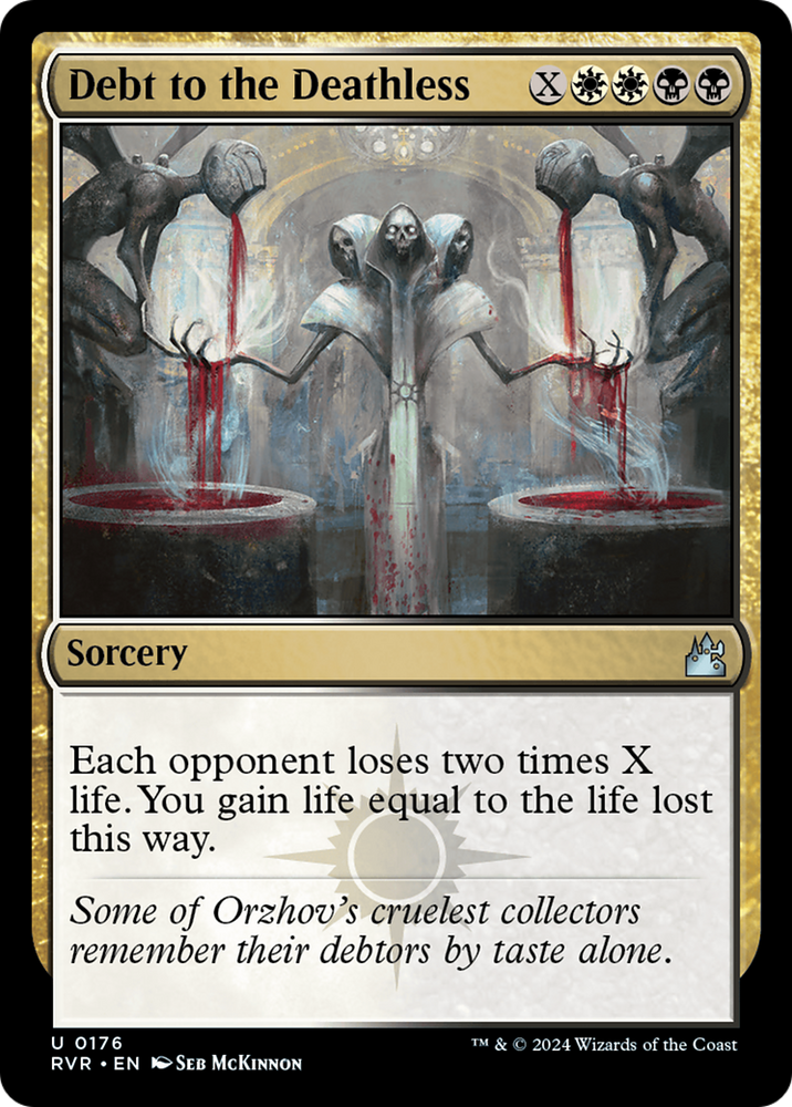 Debt to the Deathless [Ravnica Remastered] Magic: The Gathering