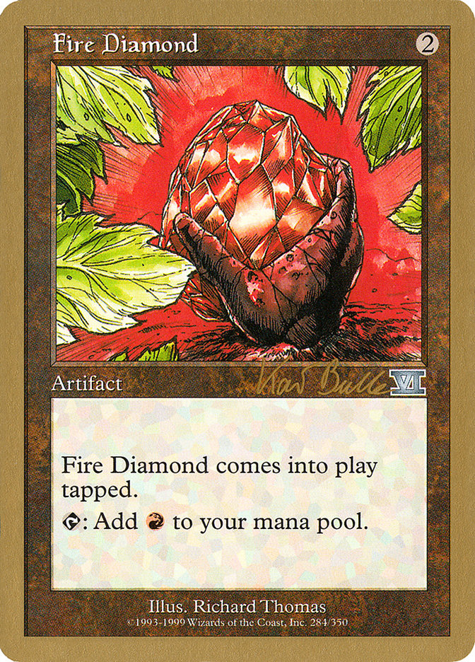 Fire Diamond (Kai Budde) [World Championship Decks 1999] Magic: The Gathering