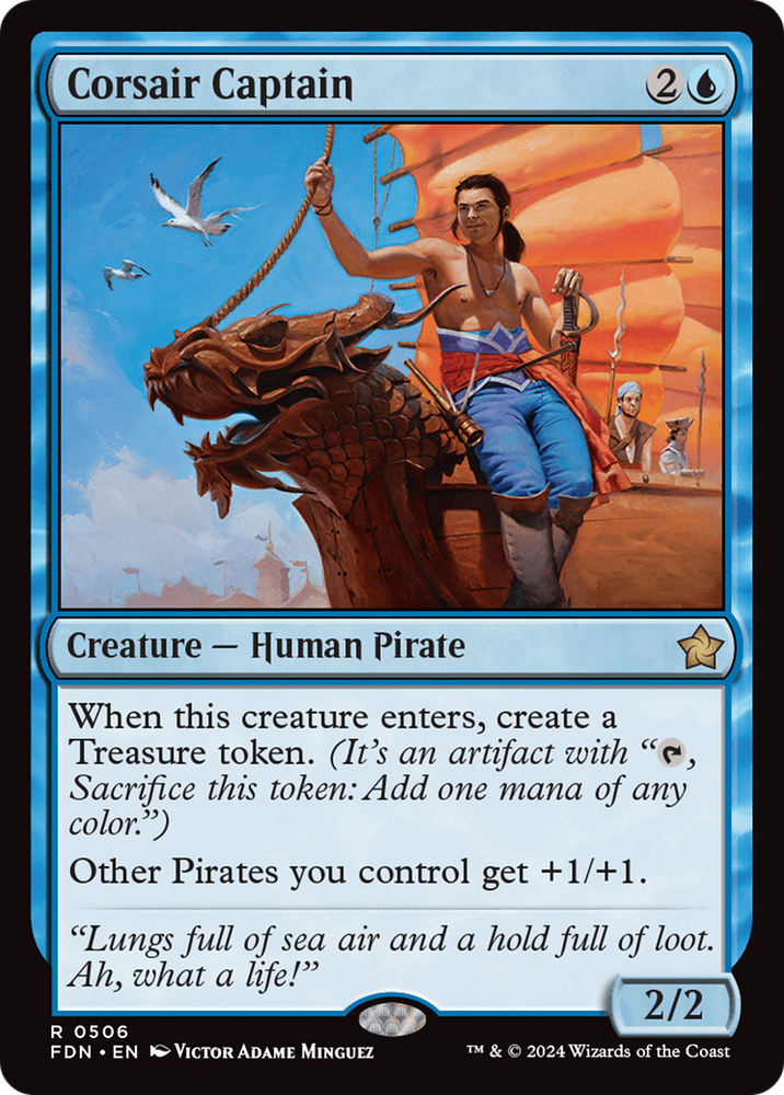 Corsair Captain [Foundations] Magic: The Gathering