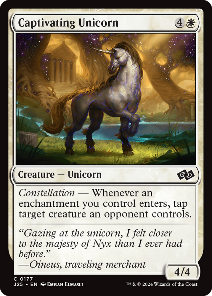 Captivating Unicorn [Foundations Jumpstart] Magic: The Gathering