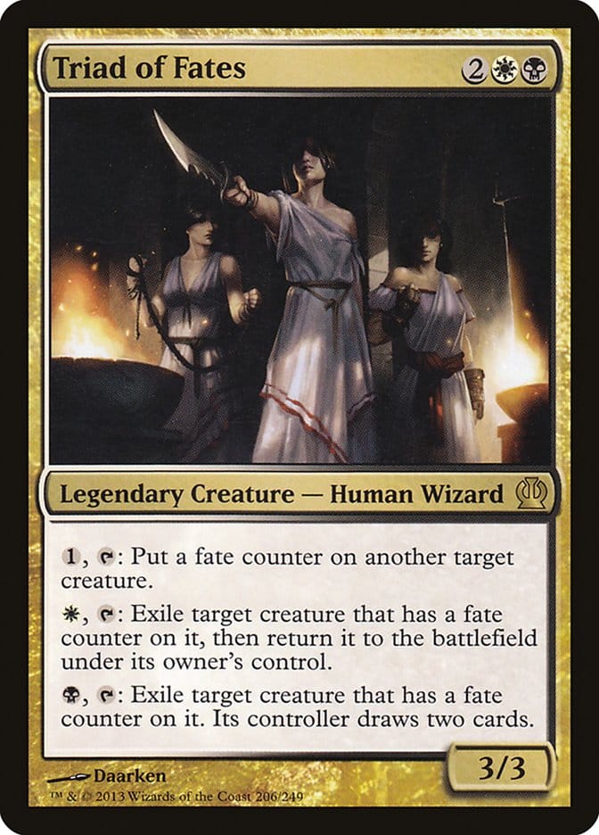 Triad of Fates [Theros] Magic: The Gathering