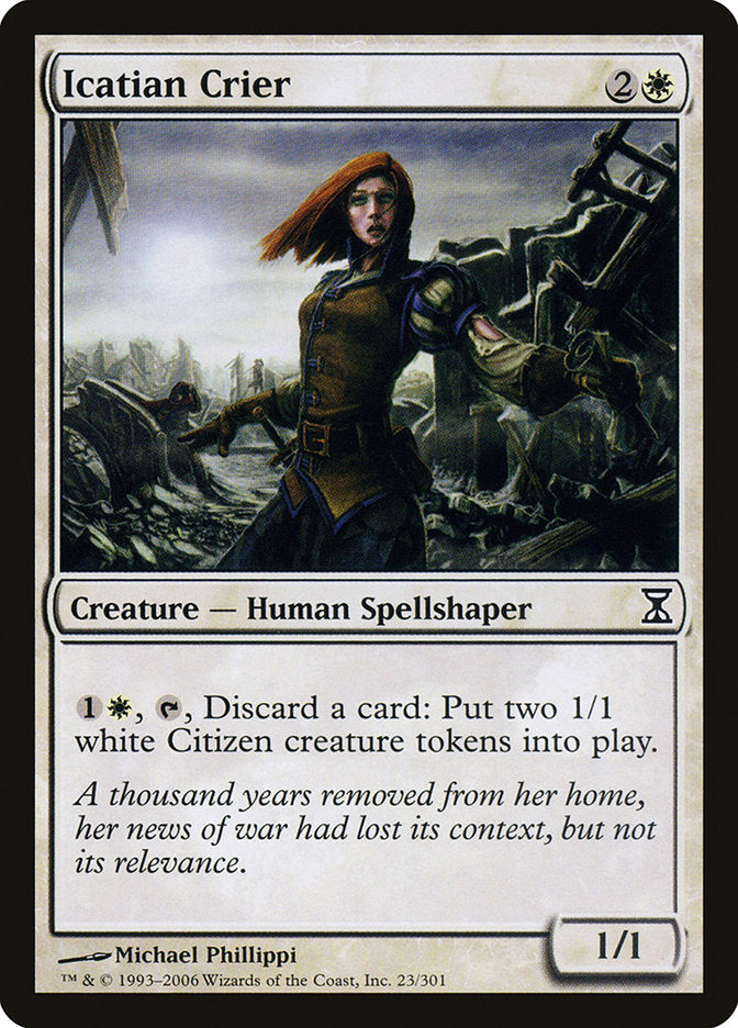 Icatian Crier [Time Spiral] Magic: The Gathering