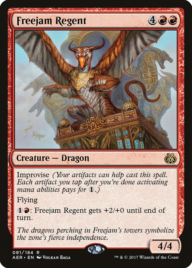 Freejam Regent [Aether Revolt] Magic: The Gathering