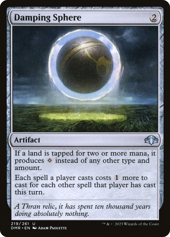 Damping Sphere [Dominaria Remastered] Magic: The Gathering