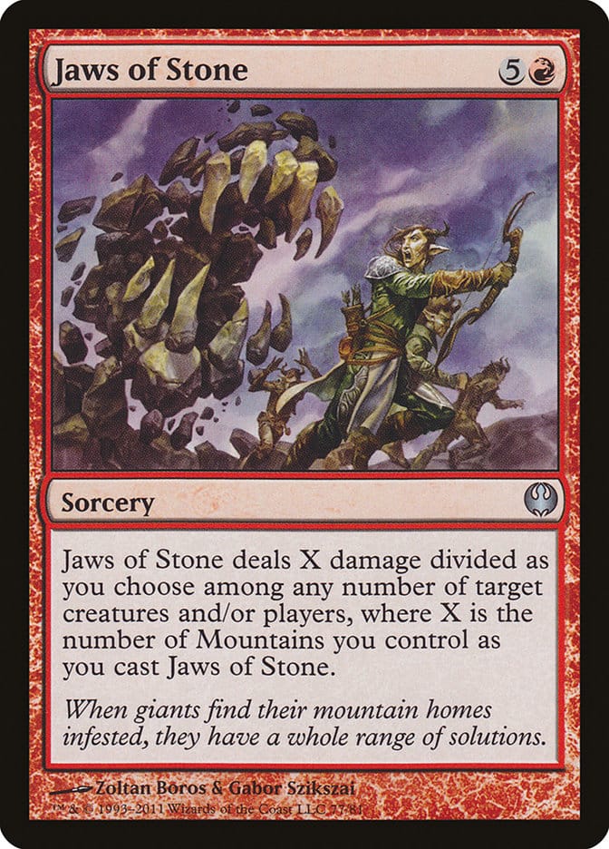 Jaws of Stone [Duel Decks: Knights vs. Dragons] Magic: The Gathering