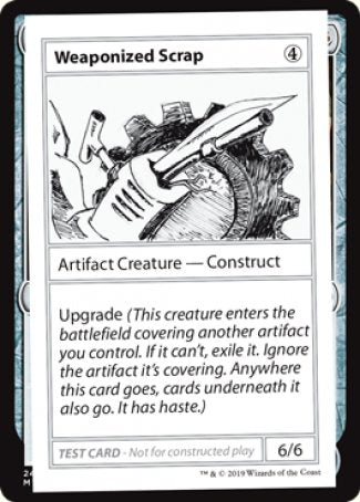 Weaponized Scrap (2021 Edition) [Mystery Booster Playtest Cards] Magic: The Gathering