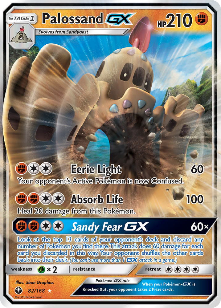 Palossand GX (82/168) [Sun & Moon: Celestial Storm] Pokémon