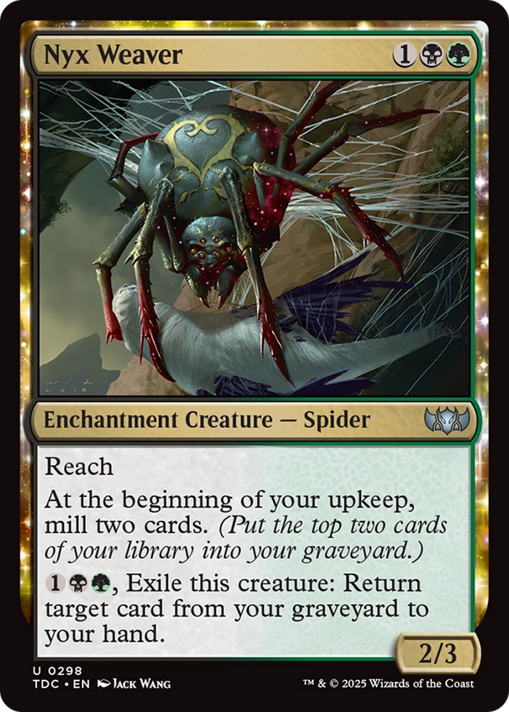 Nyx Weaver [Tarkir: Dragonstorm Commander] Magic: The Gathering