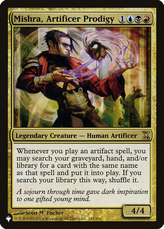 Mishra, Artificer Prodigy [The List] Magic: The Gathering