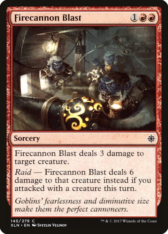 Firecannon Blast [Ixalan] Magic: The Gathering