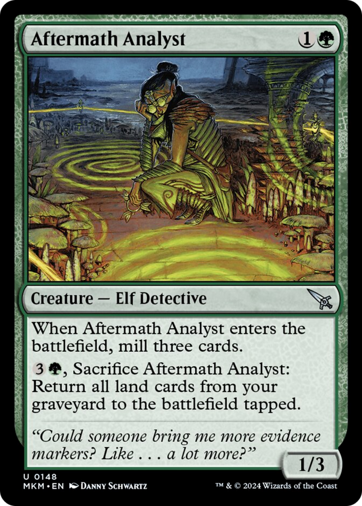 Aftermath Analyst [Murders at Karlov Manor] Magic: The Gathering