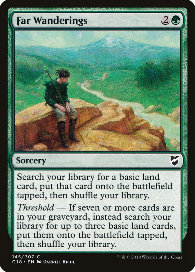Far Wanderings [Commander 2018] Magic: The Gathering