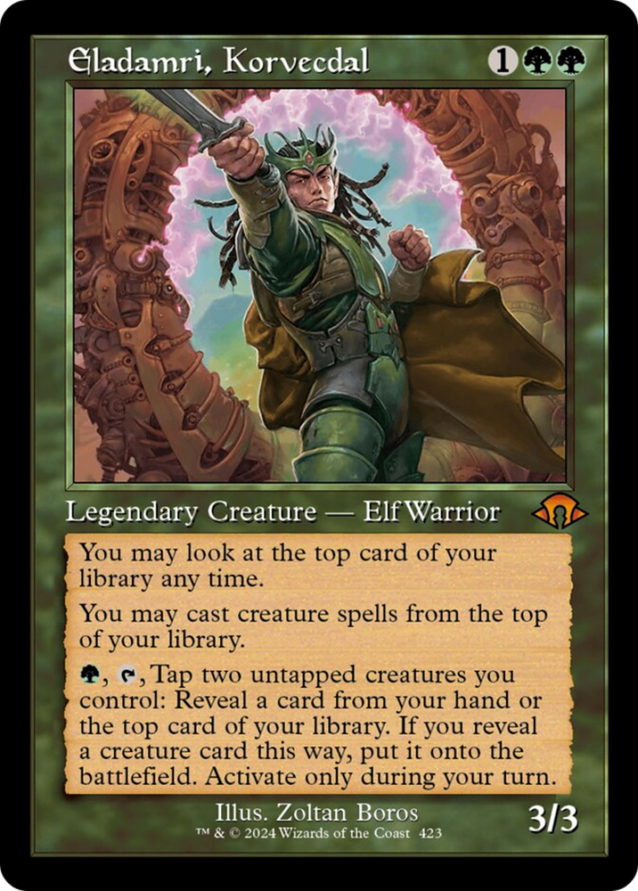 Eladamri, Korvecdal (Retro) [Modern Horizons 3] Magic: The Gathering