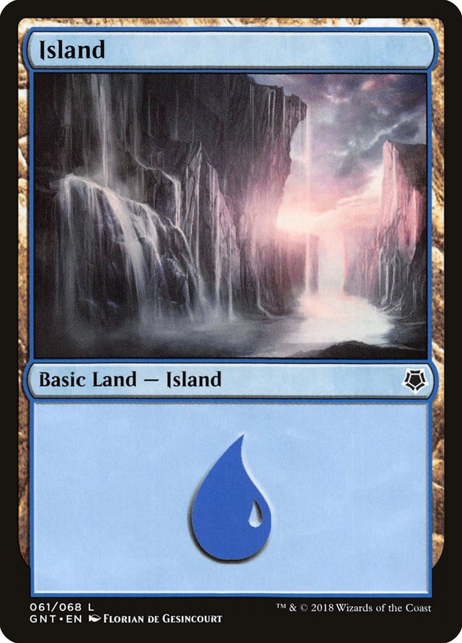 Island (61) [Game Night 2018] Magic: The Gathering