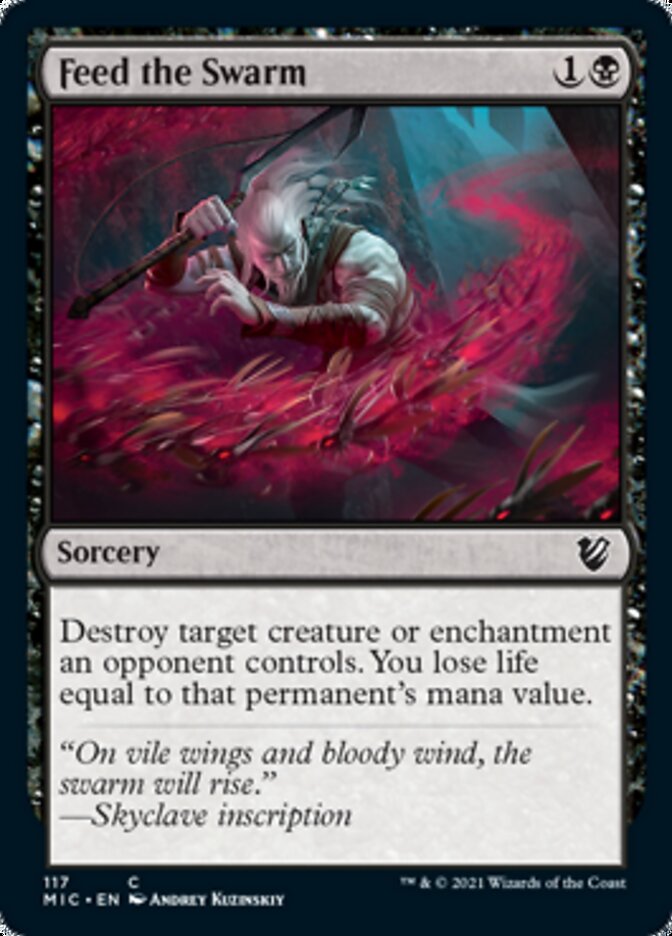 Feed the Swarm [Innistrad: Midnight Hunt Commander] Magic: The Gathering