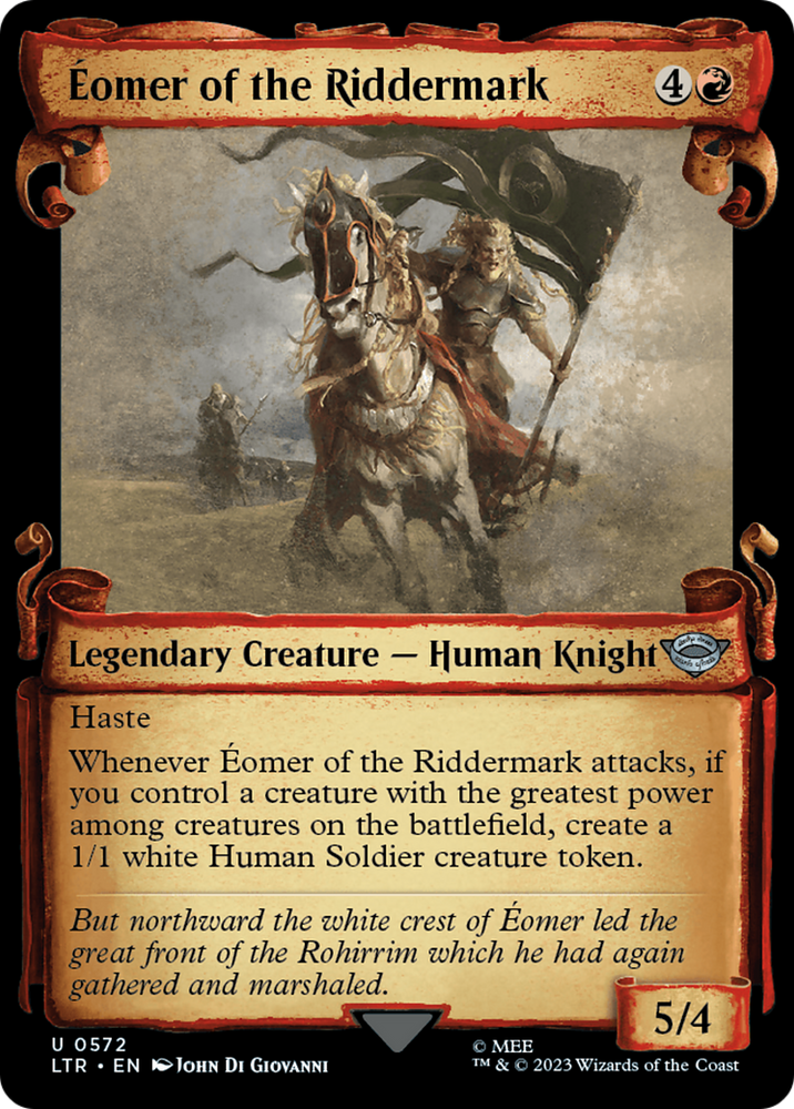 Eomer of the Riddermark [The Lord of the Rings: Tales of Middle-Earth Showcase Scrolls] Magic: The Gathering