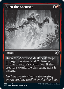 Burn the Accursed [Innistrad: Double Feature] Magic: The Gathering