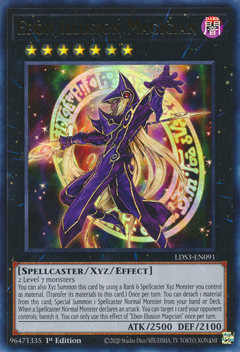 Ebon Illusion Magician [LDS3-EN091] Ultra Rare - Yugioh Cards For Your TCG Needs!