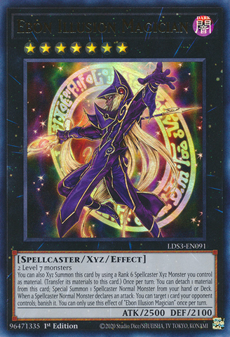 Ebon Illusion Magician [LDS3-EN091] Ultra Rare - Yugioh Cards For Your TCG Needs!