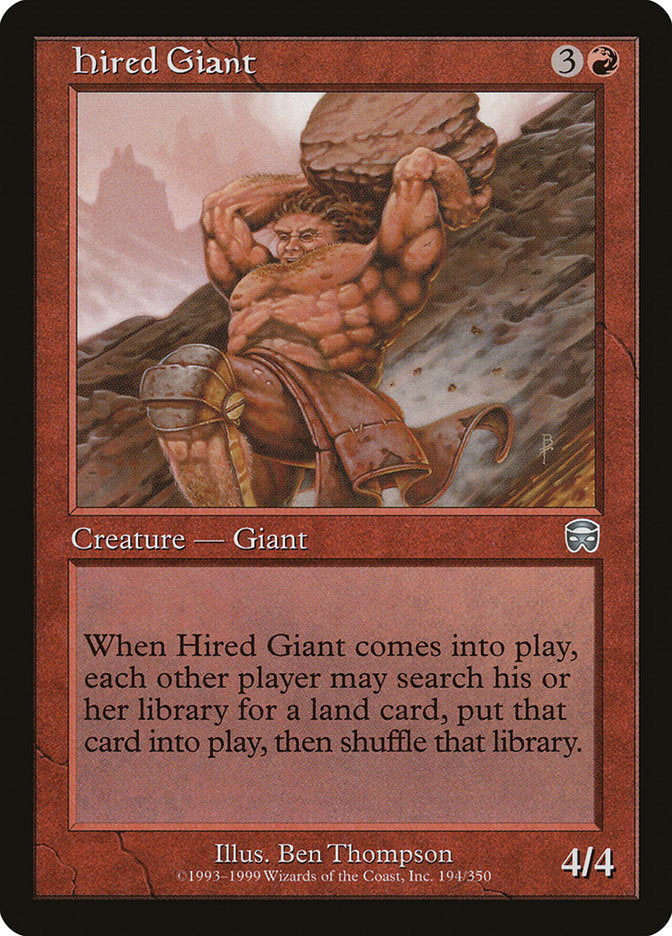 Hired Giant [Mercadian Masques] Magic: The Gathering