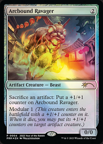 Arcbound Ravager [Year of the Rabbit 2023] Magic: The Gathering