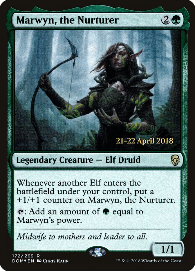 Marwyn, the Nurturer [Dominaria Prerelease Promos] Magic: The Gathering