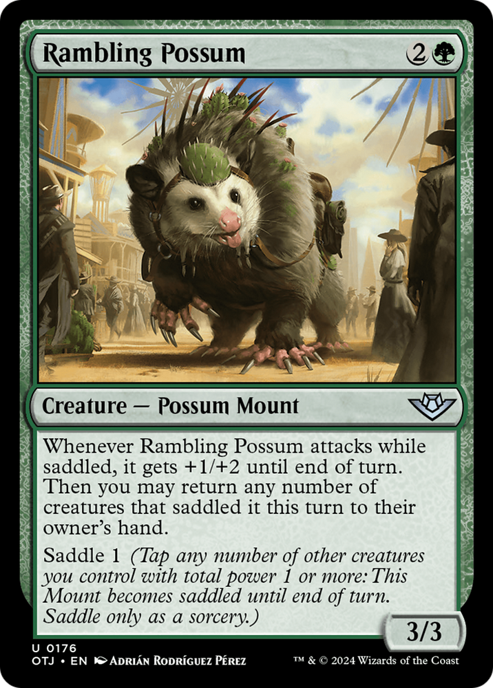 Rambling Possum [Outlaws of Thunder Junction] Magic: The Gathering