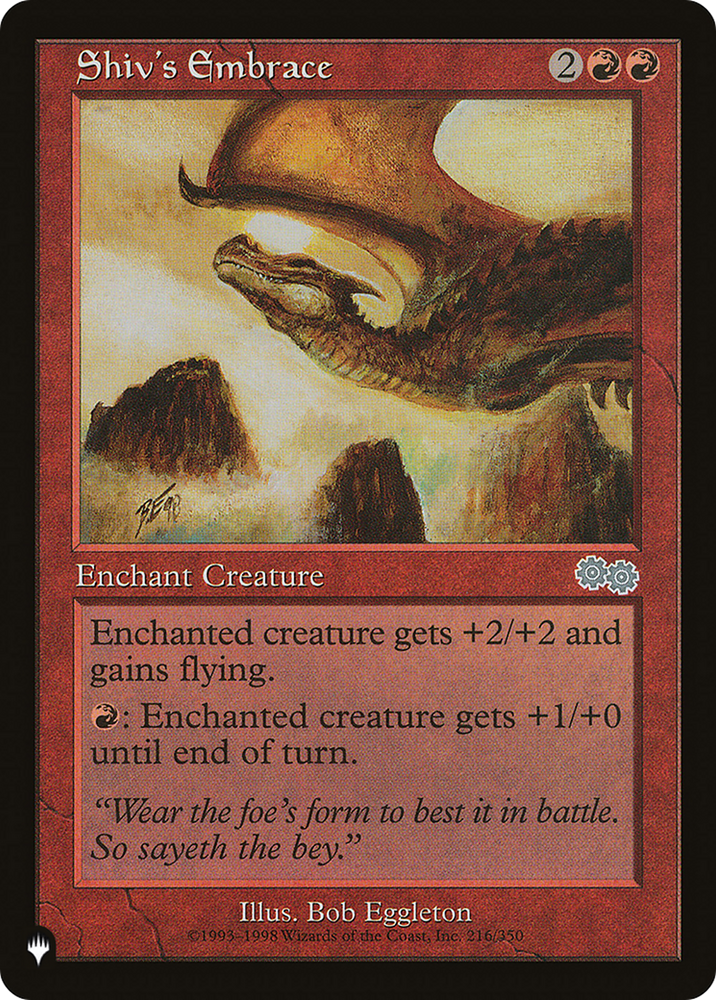 Shiv's Embrace [The List] Magic: The Gathering