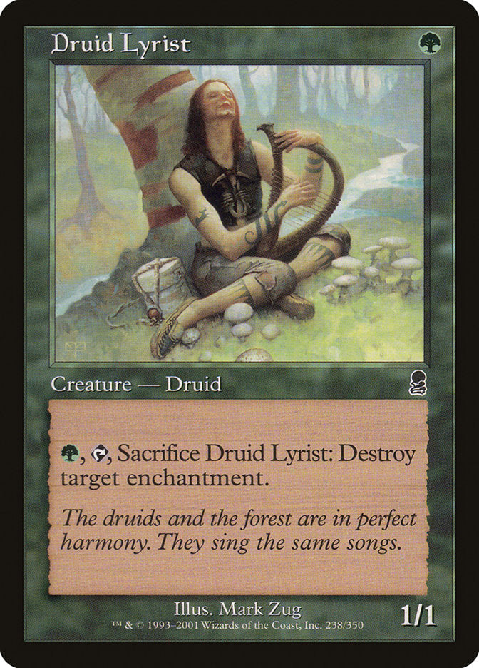 Druid Lyrist [Odyssey] Magic: The Gathering