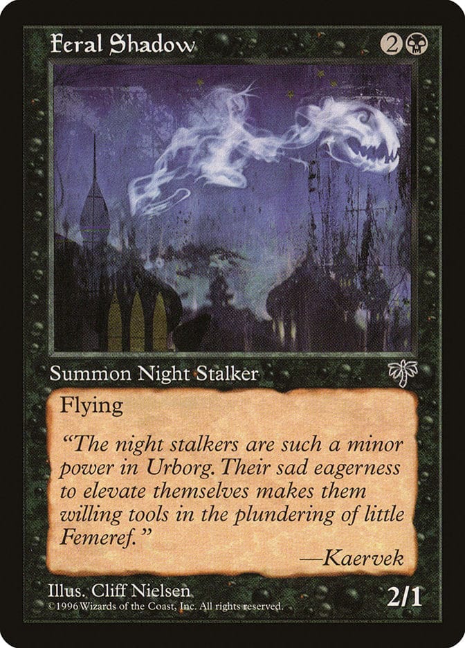 Feral Shadow [Mirage] Magic: The Gathering
