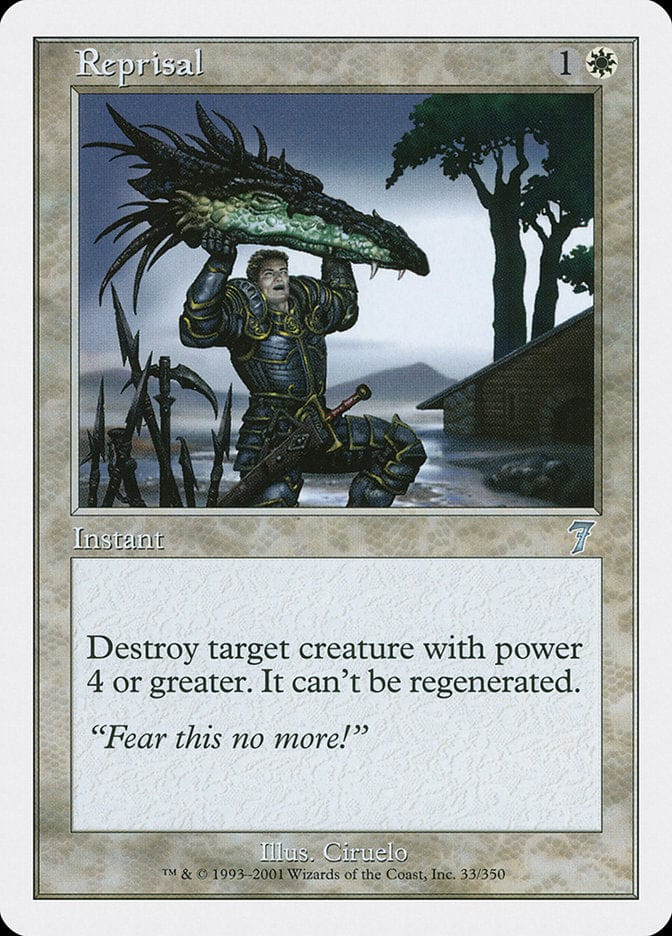 Reprisal [Seventh Edition] Magic: The Gathering