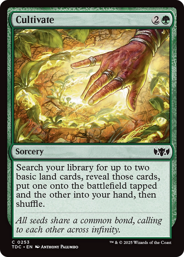 Cultivate [Tarkir: Dragonstorm Commander] Magic: The Gathering