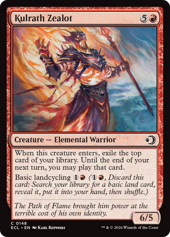 Kulrath Zealot [Lorwyn Eclipsed] Magic: The Gathering