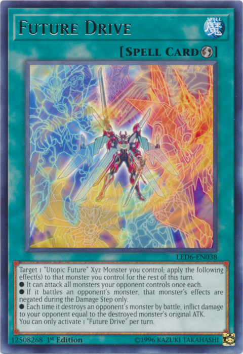 Future Drive [LED6-EN038] Rare Yu-Gi-Oh!