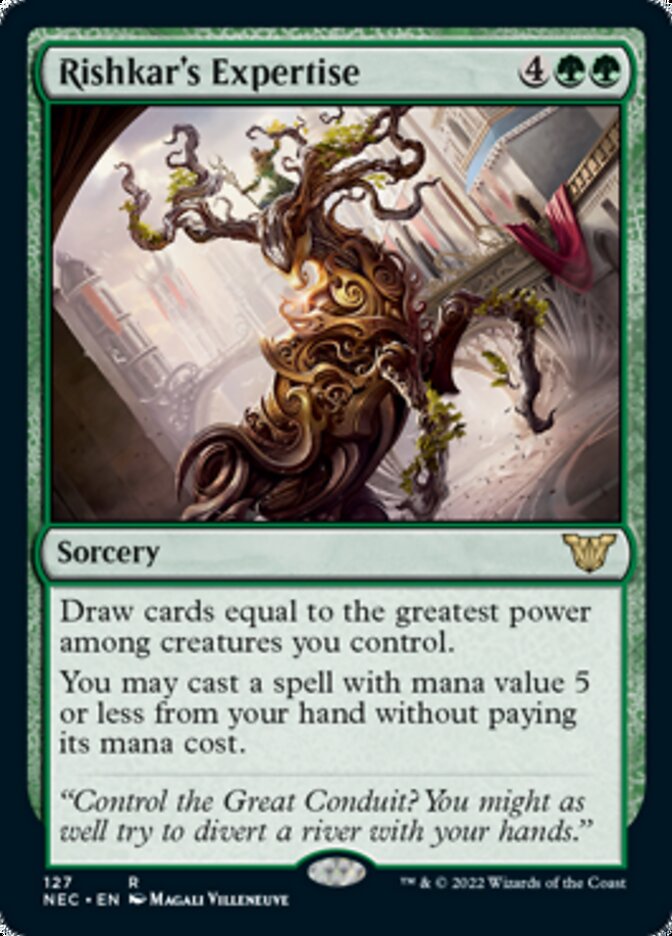 Rishkar's Expertise [Kamigawa: Neon Dynasty Commander] Magic: The Gathering
